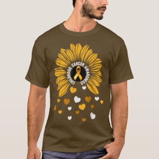Kinder Pädiatrische Krebserkrankung Sonnenblumenkr T-Shirt