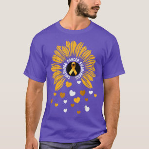 Kinder Pädiatrische Krebserkrankung Sonnenblumenkr T-Shirt