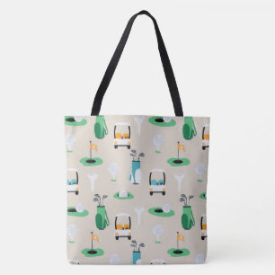 Kinder, Papa, Opa Golfer Golfwagen Golfen Sportlic Tasche