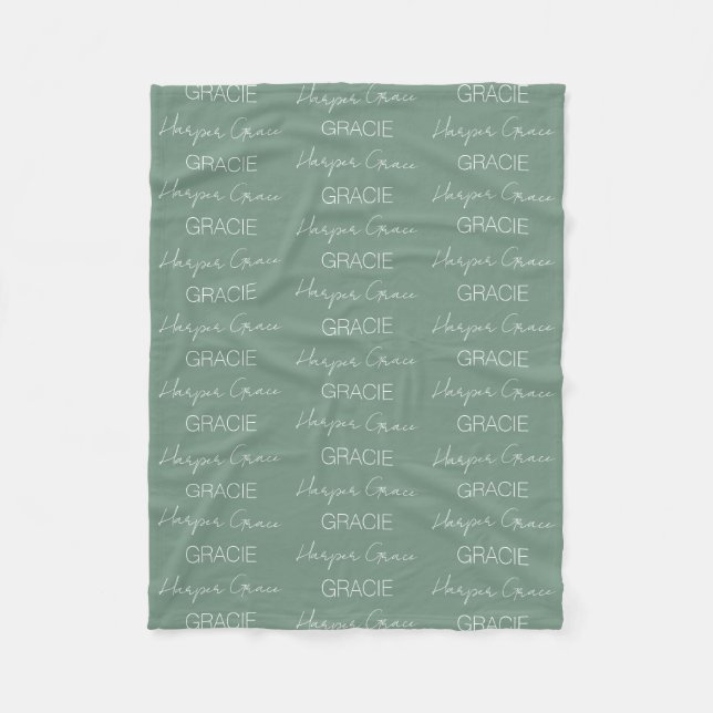 Kinder Personalisiert Name Fleece Blanket (Vorderseite)