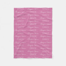 Kinder Personalisiert Name Fleece Blanket