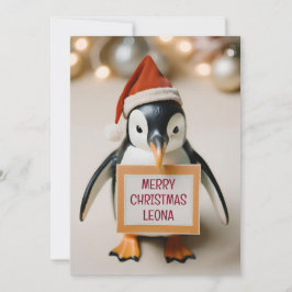 Kinder Personalisiert Penguin Novelty Weihnachten
