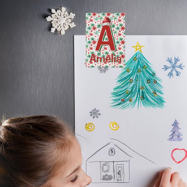 Kinder personalisiert Weihnachten Magnet (Von Creator hochgeladen)