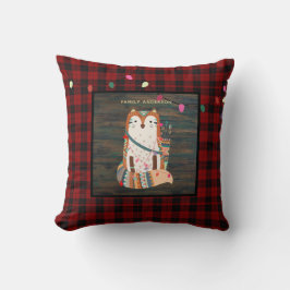 Kinder Personalisiert Xmas Tribal FOX Buffalo Kari Kissen