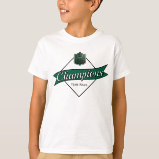 Kinder personalisierte Champions Diamant Grafik Sp T-Shirt