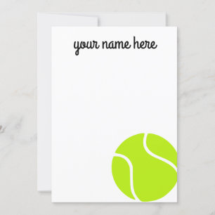 Kinder Personalisiertes Tennis Vielen Dank Karten