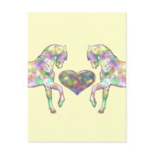 Kinder Pferd und Liebe Herz