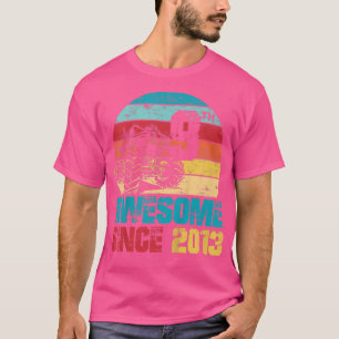Kinder Phantastisch seit 2013 9. Geburtstag Monste T-Shirt