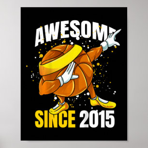 Kinder Phantastisch seit 2015 - 8. Basketball Gebu Poster