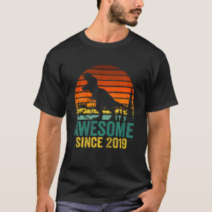 Kinder Phantastisch seit 2019 Dinosaurier 3 Jahre T-Shirt