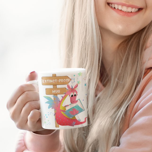 Kinder Pink Dragon Keramik Tasse ausgestorben (Von Creator hochgeladen)