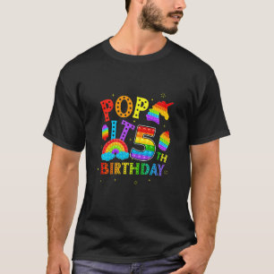 Kinder Pop Es 5. Geburtstag 5 Jahre Popping Party T-Shirt