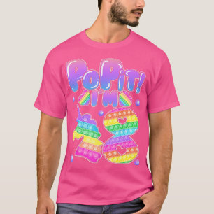 Kinder Pop Es 8. Geburtstag Mädchen Jungen 8 Jahre T-Shirt