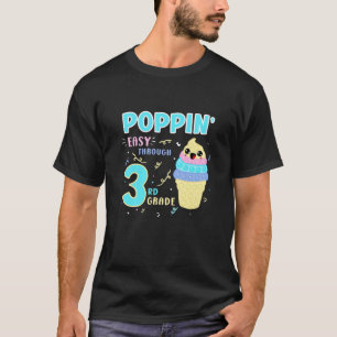 Kinder Poppin leicht bis 3. Klasse - Schulkinder P T-Shirt