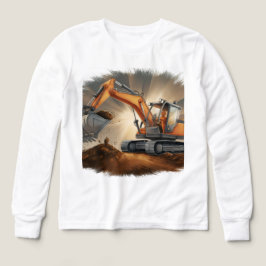 🚜 Kinder Pullover – Cooles Bagger Motiv