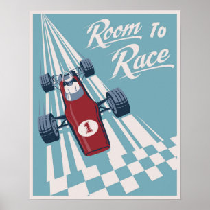 Kinder-Rennposter Poster