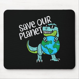 Kinder Rettete unseren Planeten Trex Earth Niedlic Mousepad