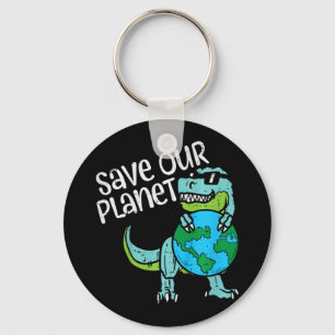 Kinder Rettete unseren Planeten Trex Earth Niedlic Schlüsselanhänger