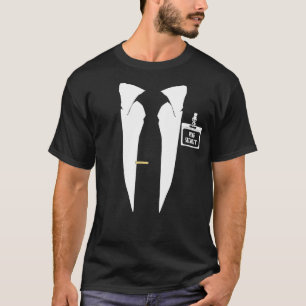 Kinder Ring Bearer Funny Ring Sicherheit Tuxedo Gr T-Shirt