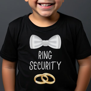 Kinder Ringträger Ring Sicherheit Süße Jungen Hoch T-Shirt