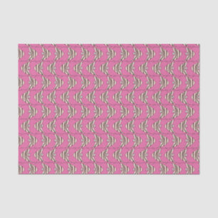 Kinder rosa Fischmuster Seidenpapier