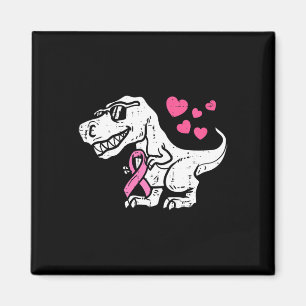Kinder rosa Ribbon T-Rex Kinder Brustkrebs-Aussich Magnet