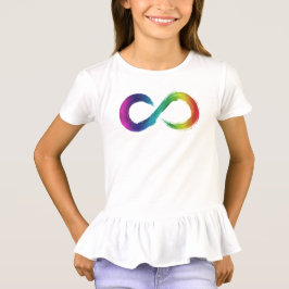 Kinder Ruffle Neurodiversity Rainbow Shirt