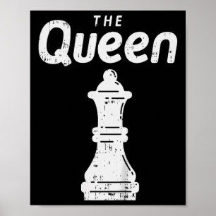 Kinder Schachstück The Queen Shirt Halloween Grupp Poster