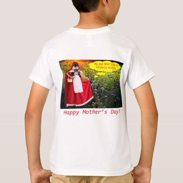 Kinder schlagen. Happy Mother's day ragdollcat/lit T-Shirt (Rückseite)