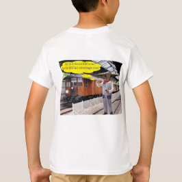 Kinder schlagen. Herzlichen Glückwunsch Vatertag.  T-Shirt