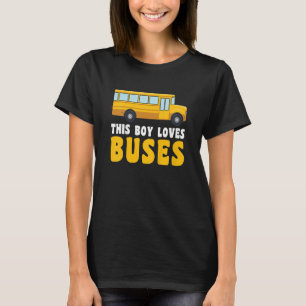 Kinder-Schulbus kids dieser Junge Lieben Busse T-Shirt