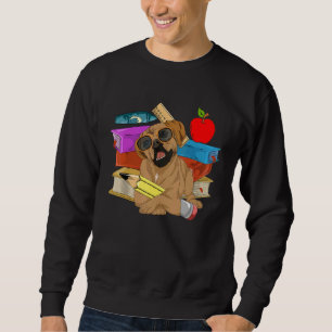 Kinder Schule Schüler Hundebesitzer Haustier Tier Sweatshirt