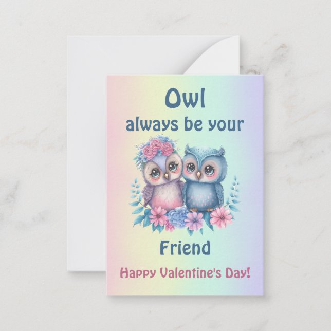 Kinder-Schule Valentines Karten (Vorderseite)