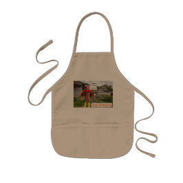 Kinder Schürze. Glückliches Erntedankfest, Geparde Kinderschürze