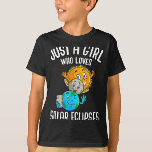 Kinder-Shirt Liebt Sonnenfinsternisse Sonne Mond T-Shirt