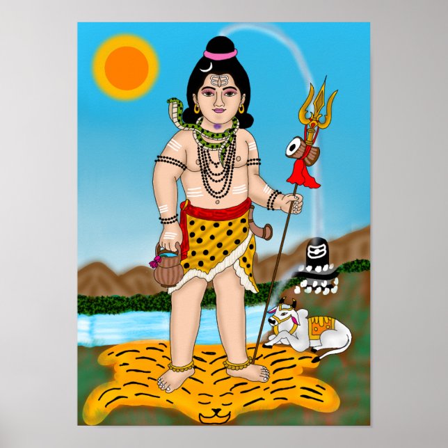 Kinder-Shiva-Plakat Poster (Vorne)