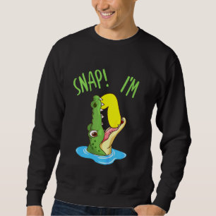 Kinder Siebter Geburtstag Krokodil Alligator 7 Jah Sweatshirt