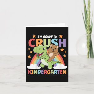 Kinder sind bereit, den Kindergarten für Kinder T- Karte