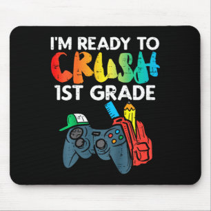 Kinder sind bereit, erstklassigen Video-Gamer zu z Mousepad