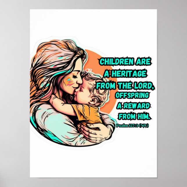 Kinder sind ein Erbe des Herrn Poster (Vorne)