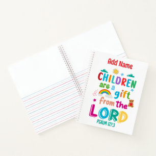 "Kinder sind ein Geschenk", schreiben und zeichnen Notizbuch