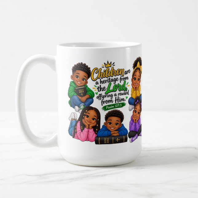 Kinder sind ein Segen Kaffeetasse (Links)