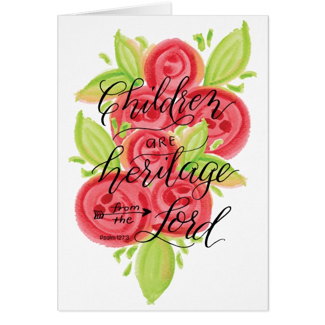 Kinder sind Erbe vom Lord (Vorne)