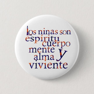 Kinder sind SpiritBodyMindHeartSoul Esp Button