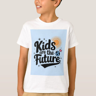 Kinder sind zukunftsorientiertes Design T-Shirt