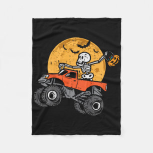 Kinder Skeleton Monster Truck Moon Candy Kleinkind Fleecedecke