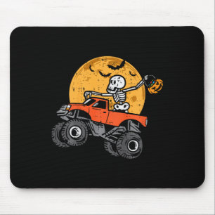 Kinder Skeleton Monster Truck Moon Candy Kleinkind Mousepad