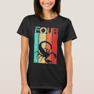 Kinder Skorpion 4 Geburtstag Junge Mädchen Skorpio T-Shirt