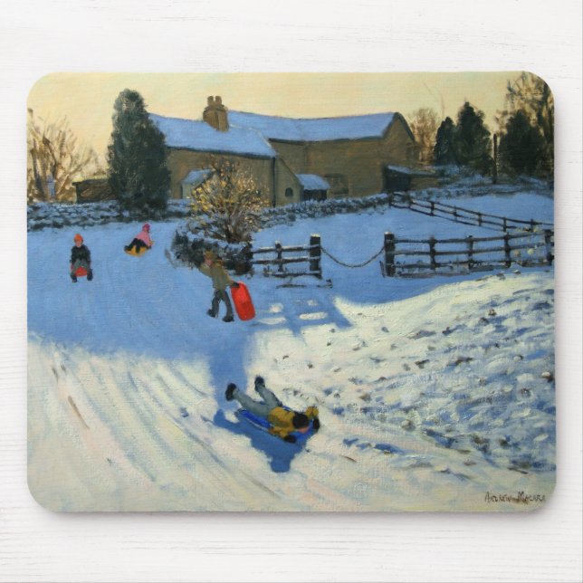 Kinder Sledging Monyash Derbyshire Mousepad (Vorne)