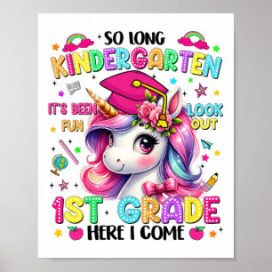 Kinder so lange Kindergarten Abschluss Graduate Un Poster